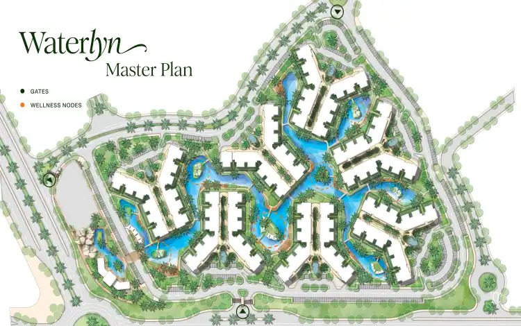 مساحة Waterlyn Compound New Cairo 