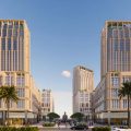 المساحة الكلية لمشروع Towers 205 Arkan Palm Developments Sheikh Zayed