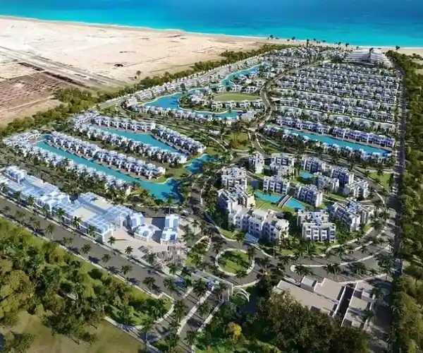 المساحة الكلية لقرية مدن رأس الحكمة ومساحة الوحدات