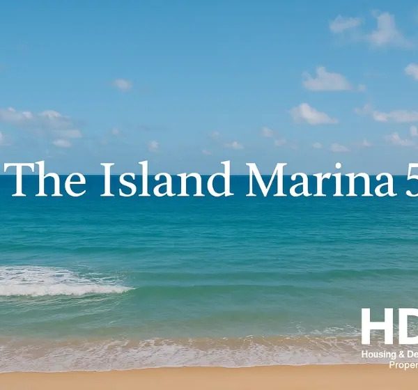 موقع مشروع The Island Marina 5 HDP والأماكن القريبة