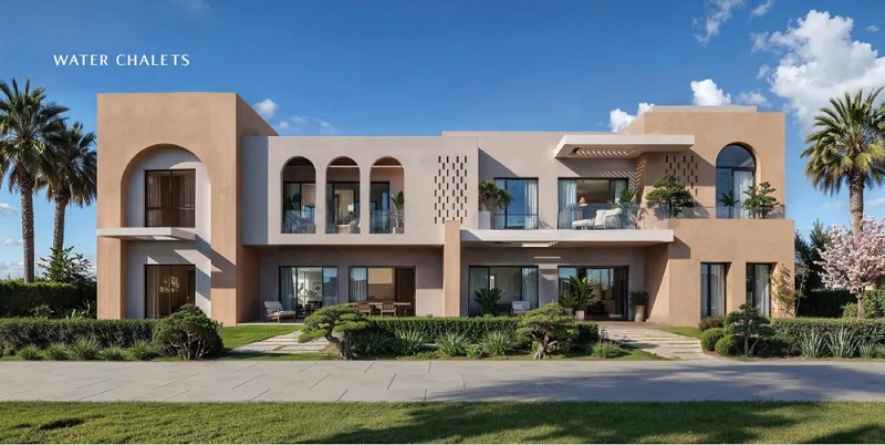 مساحة مشروع Water Chalet أوجامي الساحل الشمالي