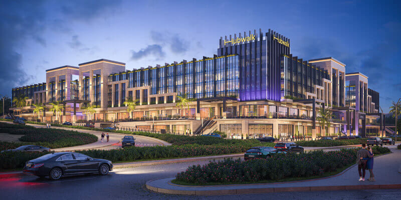 المساحة الكلية لمشروع Hub Walk Arabco Developments New Cairo 
