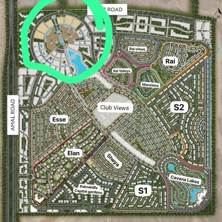 المساحة الكلية لمشروع ELM Tree Park Compound New Cairo