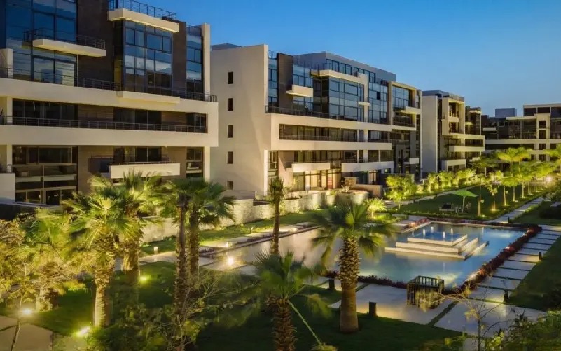 مساحات الوحدات السكنية في كمبوند Waterway East ذا واتر واي العقارية