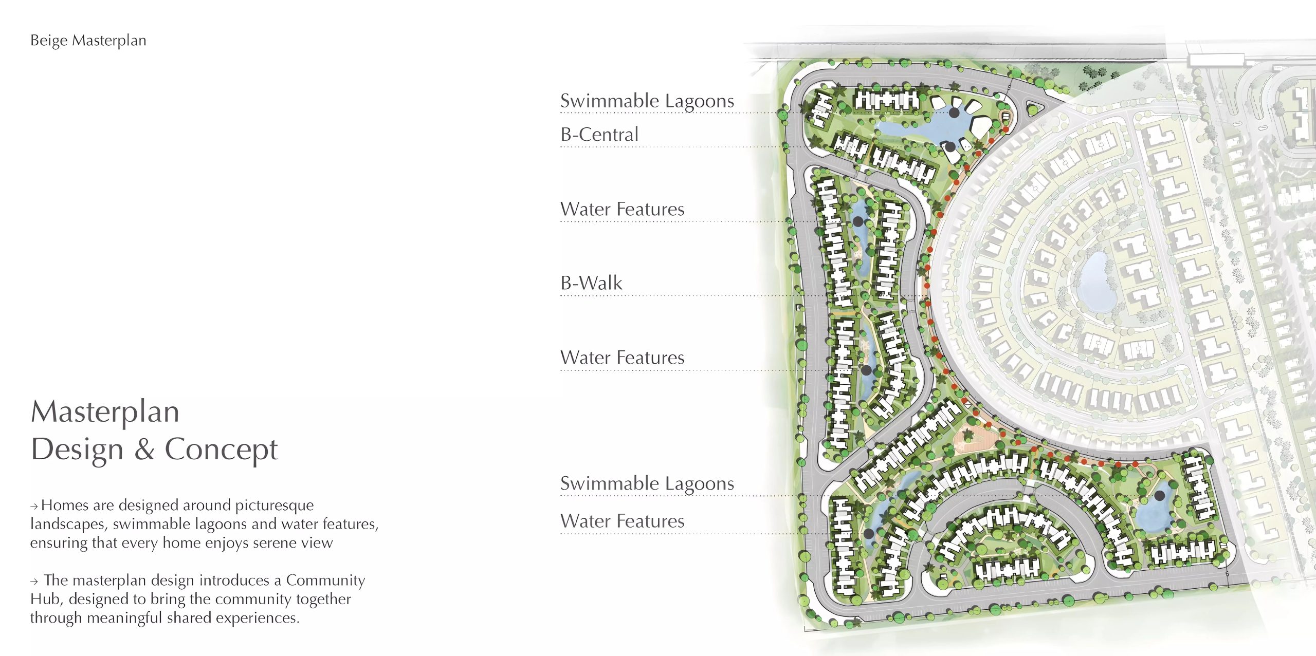مساحة كمبوند Beige Residence الشيخ زايد الجديدة
