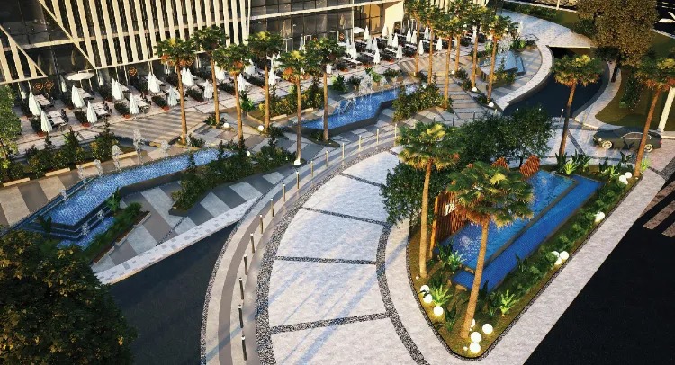 تصميم مشروع مول Taj Tower 2 العاصمة 