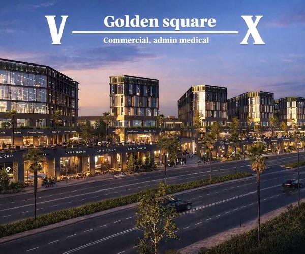 موقع ومساحة مول VX جولدن سكوير التجمع الخامس ومساحة الوحدات و المرافق والخدمات