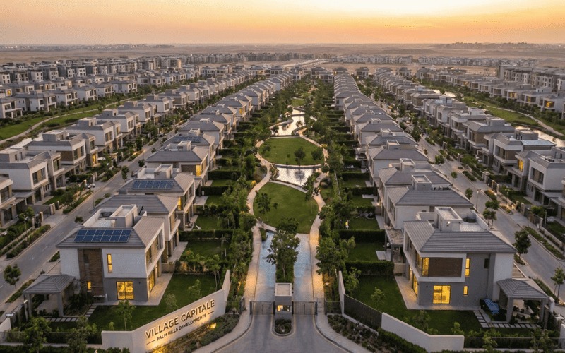 أسعار الوحدات في مشروع فيلادج دي لا كابيتال Palm Hills العاصمة الإدارية