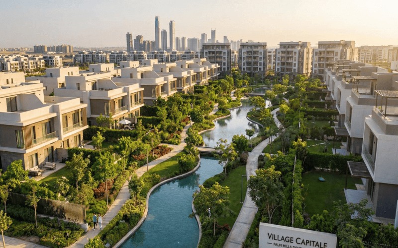 المساحة الكلية لمشروع Village de la Capitale New Capital