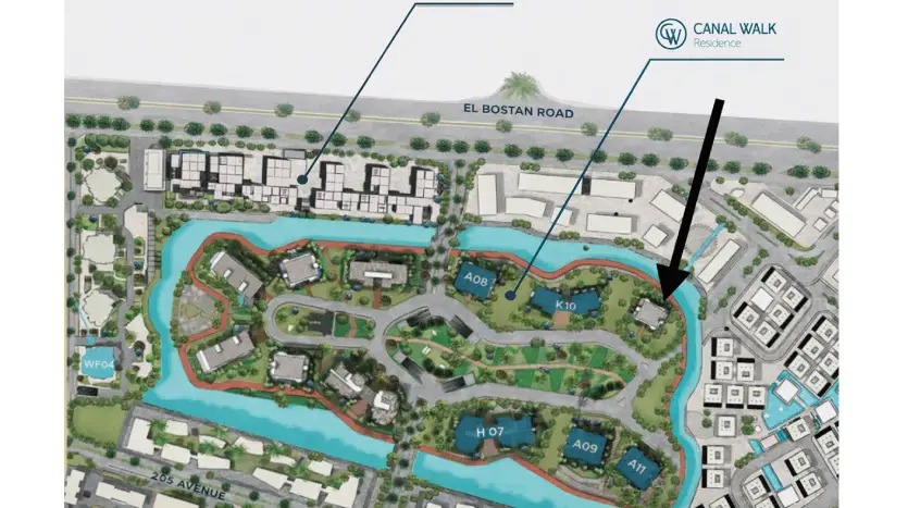 تصميم مشروع Canal Walk Residence El Sheikh Zayed 