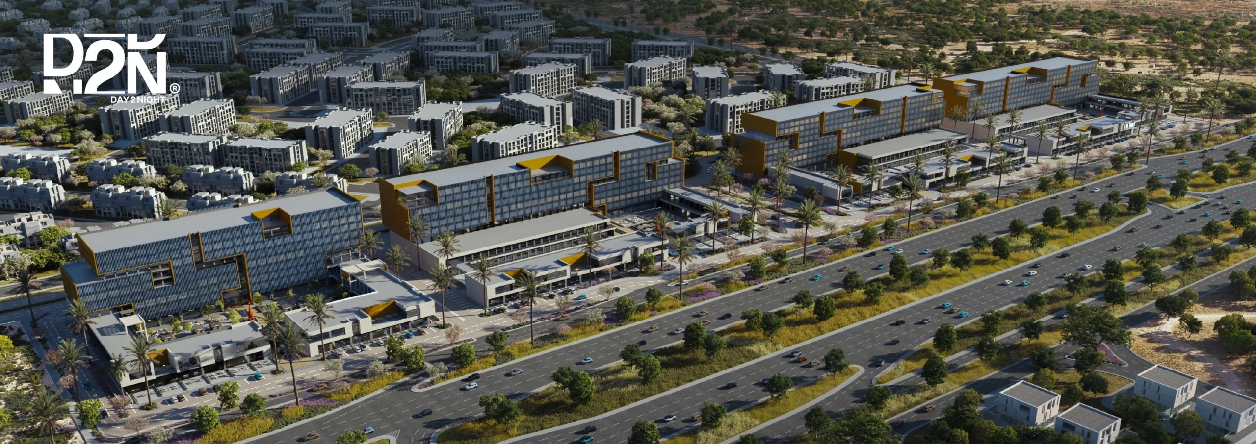 تصميم مشروع D2N Mall Sarai New Cairo 