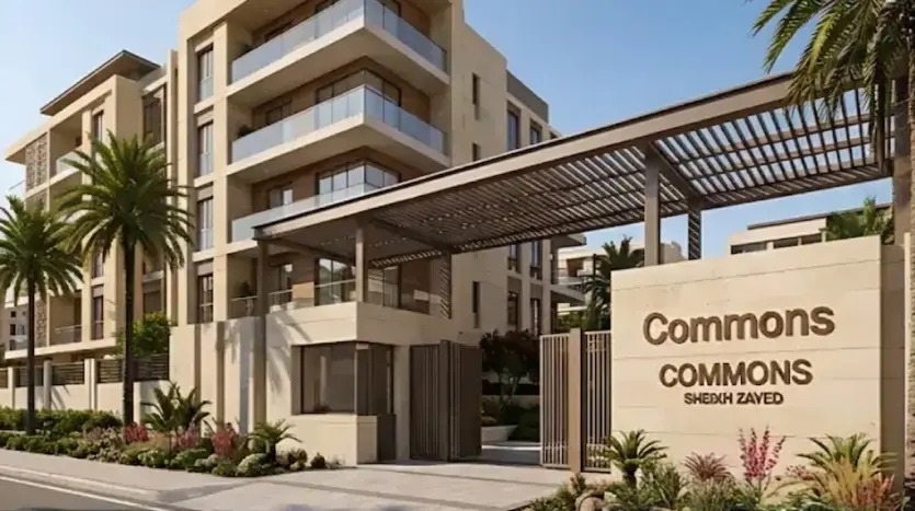 تصميم مشروع Compound Commons Sheikh Zayed 