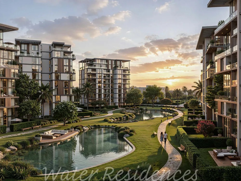 تصميم مشروع Central Water Residences Fifth Settlement 