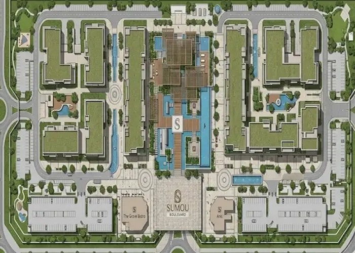 تصميم مشروع Sumou Boulevard Mostakbal City 